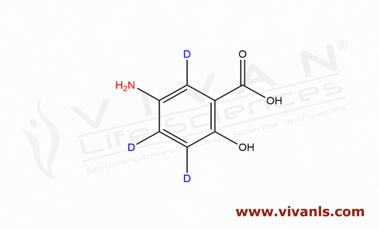 Stable Isotope Labeled Compounds-Mesalamine D3-1784800655.png